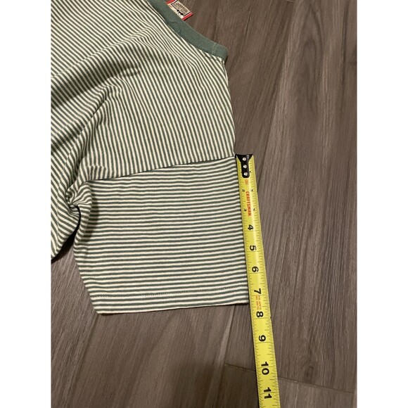 VTG 90s Disney Animal Kingdom Tree Of Life Shirt S/M Green Stripes Made In USA - Picture 7 of 7